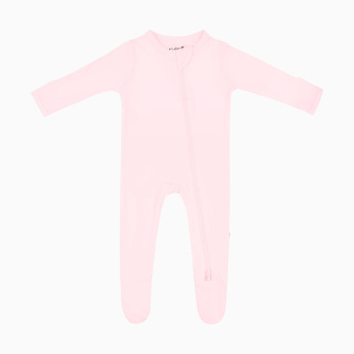 Kyte Baby Zipper Footie - Sakura, 0-3 M