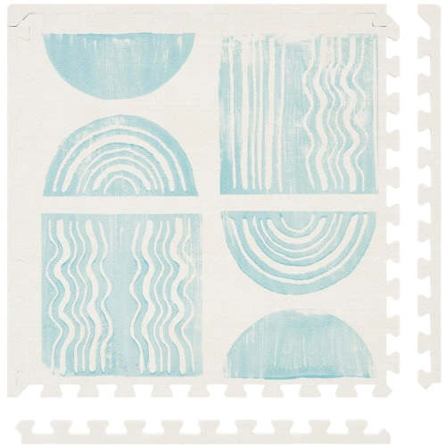 Celadon Boho Foam Play Mat | Ada - Little Nomad | House of Noa