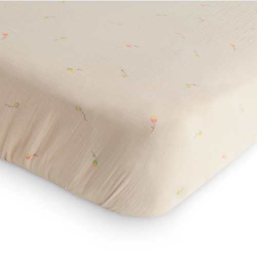 Mushie Extra Soft Muslin Crib Sheet