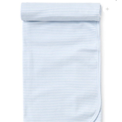 Simple Stripes Blue Blanket
