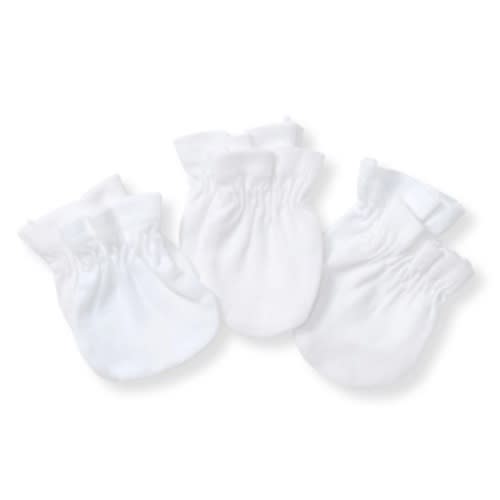 Solid Organic Cotton Baby Mittens 3 Pack Ranunculus