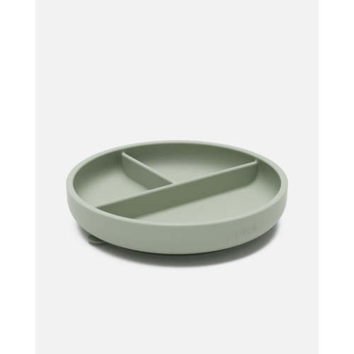 Suction Plate + Lid - Sage / 2 Pack