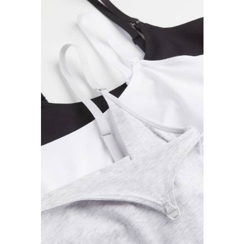 MAMA 3-PACK NURSING CAMISOLE TOPS