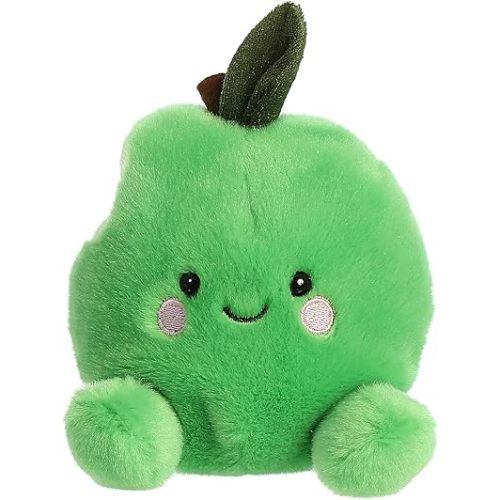 Aurora® Adorable Palm Pals™ Jolly Green Apple™ Stuffed Animal - Pocket-Sized Fun - On-The-Go Play - Green 5 Inches