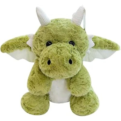 Dragon Stuffed Animal Cute Dragon Plush Toy 9 inch for Girls Boys 7.8 inch (jiaolong lvse)