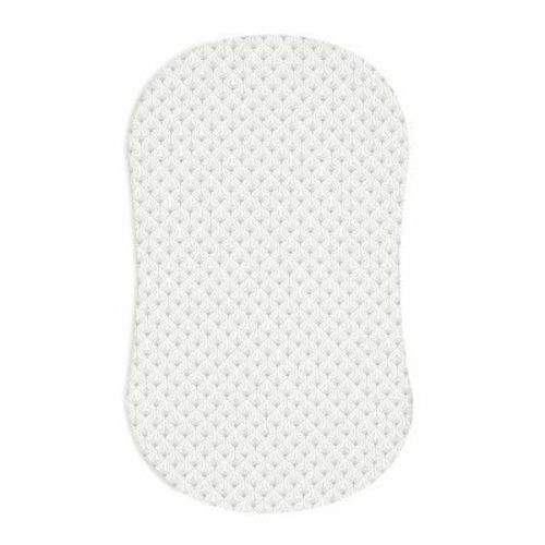 Halo Innovations Bassinest Fitted Sheet 100% Cotton Muslin - Gray Leaf