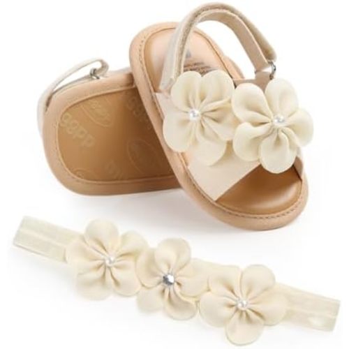 Baby Girls Mary Jane Flats with Bowknot Non Slip Soft Sole Newborn Infant Toddler First Walkers Cirb Dress Shoes