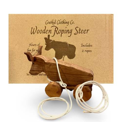 Wooden Roping Steer/ 2 Ropes – Cowkid Clothing Company