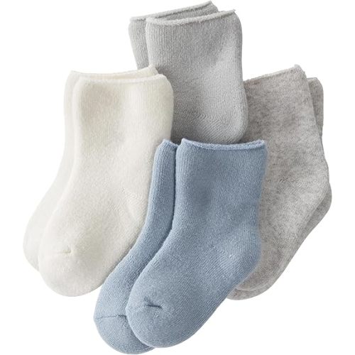 little planet by carter's Unisex-Baby Multipack No Slip Socks