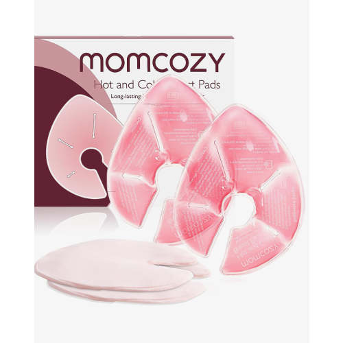 Momcozy Hot and Cold Breast Pads with 2 Soft Covers