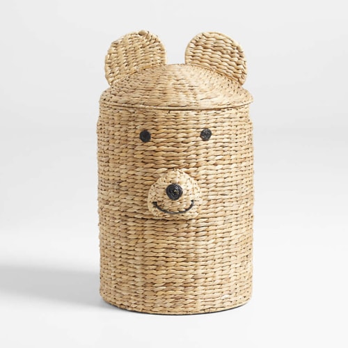 Bear Woven Kids Hamper with Handles