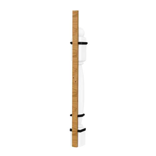 Perma Child Safety Gate Accessories 1.01-in x 42.17-in Pressure/Hardware Mounted Natural Timber Wood Safety Gate adapter