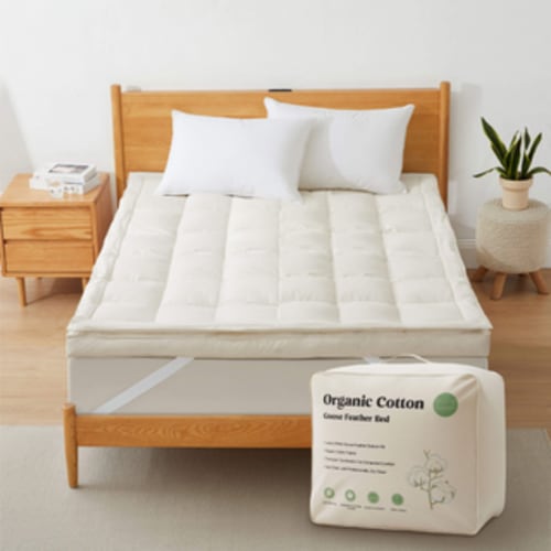 Puredown|Goose Feather Mattress Topper