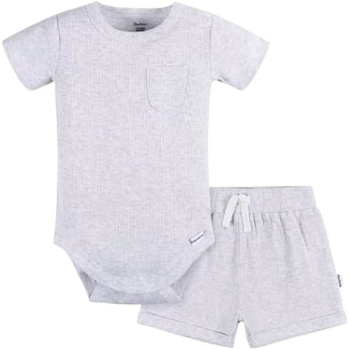 Gerber Baby Bodysuit and Short Set 3-6M