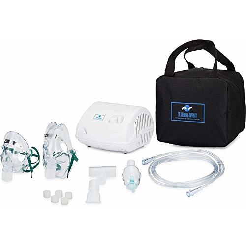 Nebulizer Machine for Adults Kids,Portable Nebulizer, Jet Nebulizers Personal Steam Inhaler Cool Mist Compressor System Truneb Carry Bag
