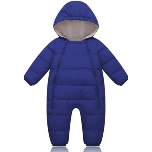 Toddler Snow Suit Baby Snowsuit Infant Boy Winter Coat Girl Puffer Clohtes 0-2T
