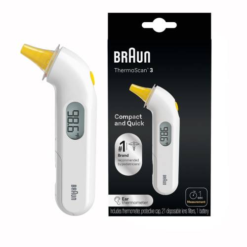 Braun Baby & Kids Ear Thermometer Thermo Scan 3