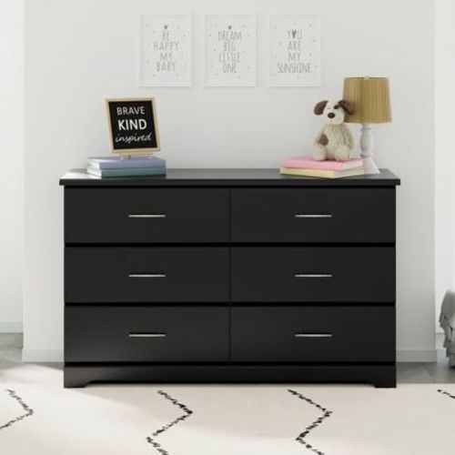 Storkcraft Brookside 6-Drawer Double Dresser - Driftwood
