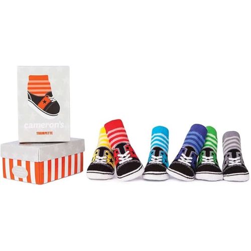 Trumpette Baby Boy/Girl Sock Set for Infant-Toddler, 6-pack, Unisex, 0-24 Months