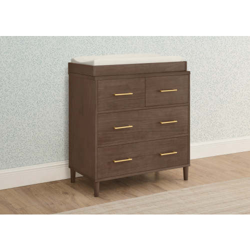 Classic 4 Drawer Dresser with Changing Top and Interlocking Drawers | Delta Children