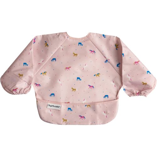 Tiny Twinkle Mess Proof Baby Bib - Unicorn Confetti