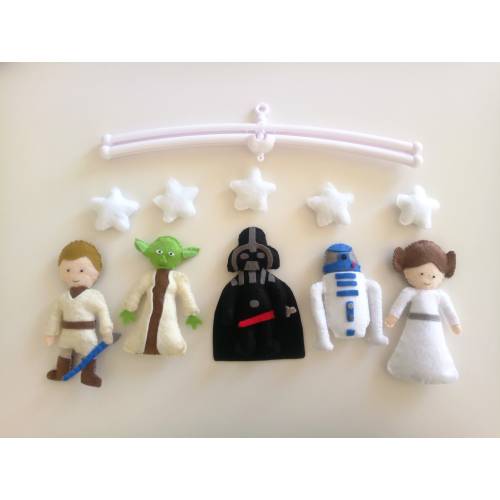 Star Baby Mobile, Wars Of Space Felt Crib Mobile, Star Baby Shower Gift, Nursery Mobile, Galaxy Nursery Mobile, War For Space Mobile