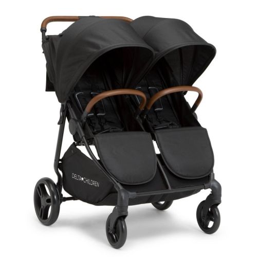 Delta Children Cruzer Double Lightweight Stroller With Reclining Seat
