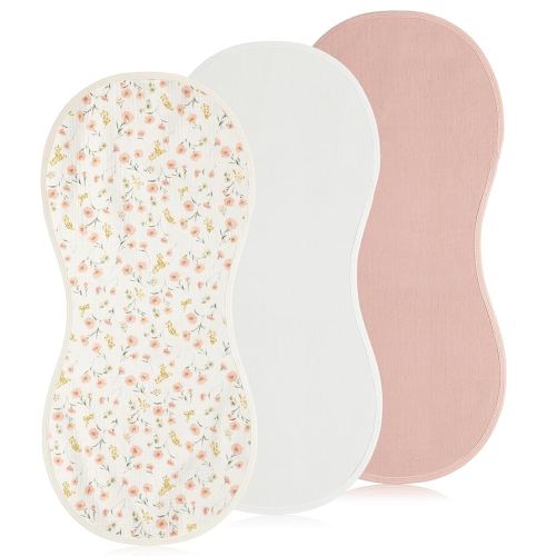 3 Pcs Changing Pad Liners Fits in Peanut Shape Changing Pad Waterproof Diaper Mats Organic Cotton Peanut Mats are Warm on a Baby's Back, Washable Reusable(Beautiful Style)