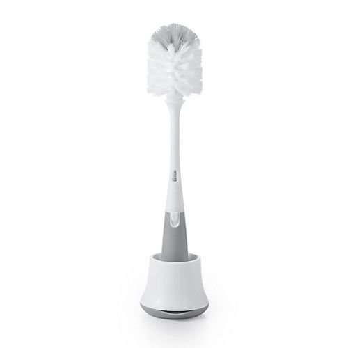 Bottle Brush with Stand, Grey