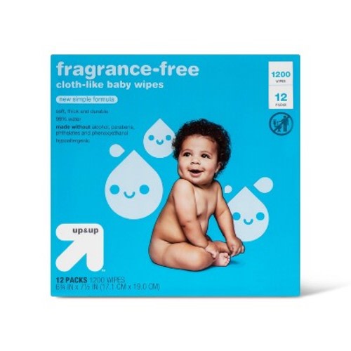 Fragrance-Free Baby Wipes - up & up™ (Select Count)