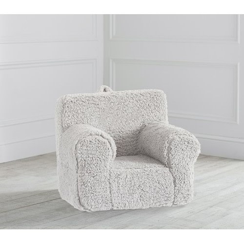 My First Gray Cozy Sherpa Anywhere Chair®