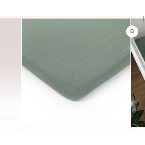 Muslin Fitted Bassinet Crib Sheet by Comfy Cubs