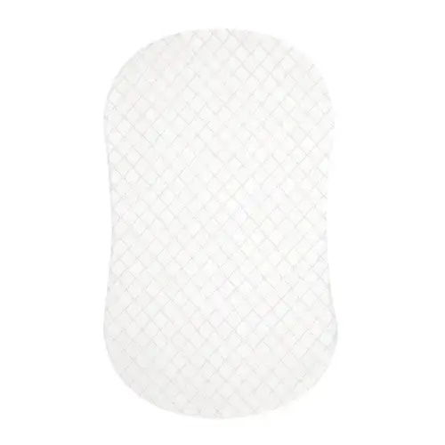 HALO - BassiNest Fitted Sheet 100% Cotton | Nautical Net - cream/gray