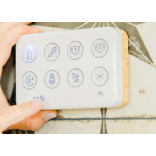 Talli Daily One-Touch Baby Tracker - Baby Monitor to Log Feedings, Diapers, Sleep & More - Electronic Journal Links to Mobile App for Real-Time Baby Monitoring & Tracking - Alexa Compatible