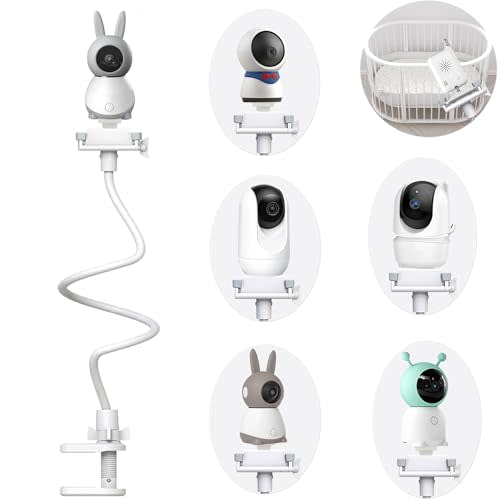 Baby Camera Mount Stand Compatible with BOIFUN/Momcozy /ieGeek/Comfyer-BM01/TECGUUD a Part Baby Monitor Flexible Baby Monitor Holder Shelf Baby Camera Stand More Safety(33.75 inch/Camera Not Included)
