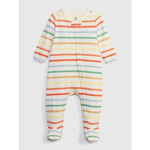 Baby 100% Organic Cotton First Favorite One-Piece in new off white