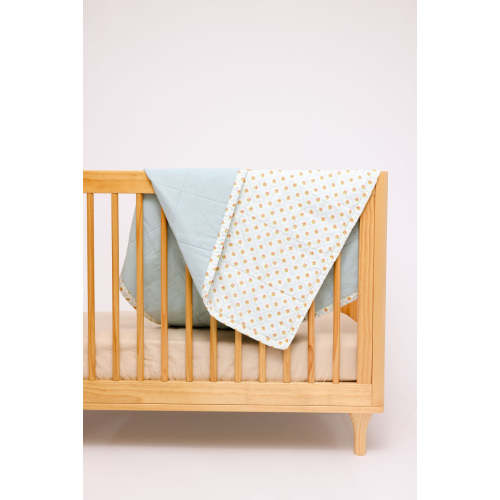 Victoria/Dove - Linen Quilted Blanket – WildBird