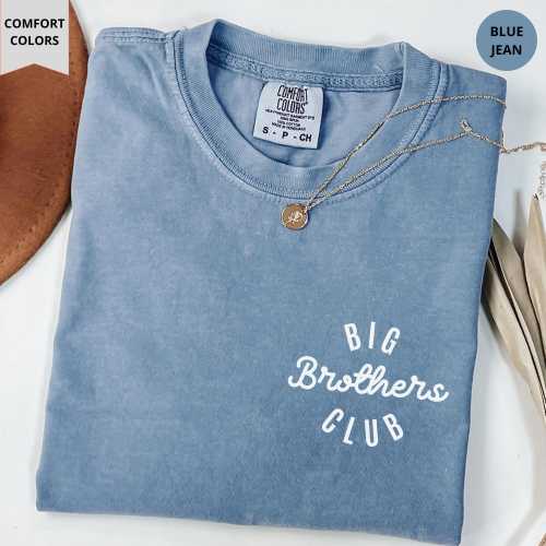 Big Brothers Club Shirt, Best Bro Tee, Cool Brother To Be Toddler and Youth Favorite Brother Present Birthday Gift Sibling, New Bro Matching