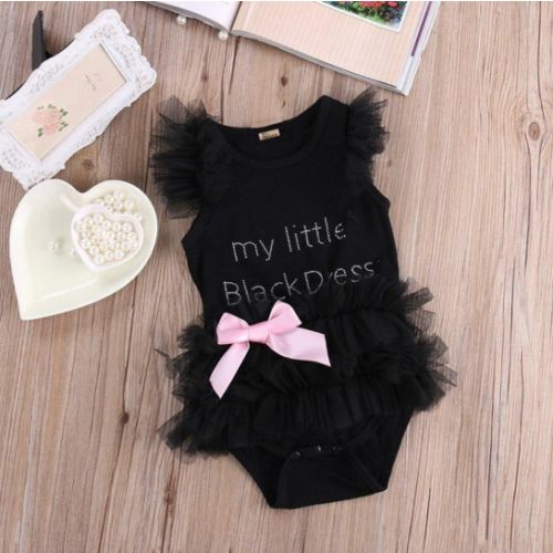 Little Black Dress Tutu Onesie for Baby & Toddler Girls – Bitsy Bug Boutique