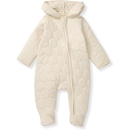 Burt's Bees Baby Baby Girls Jumpsuit, 100% Organic Cotton One-piece Long Sleeve Outfit Coverall