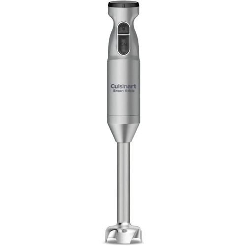 Cuisinart Hand Blender, Smart Stick 2-Speed - Powerful & Easy to Use Stick Immersion Blender-for-Shakes, Smoothies, Puree, Baby Food, Soups & Sauces, Silver, CSB-175SVP1