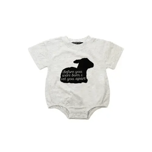 Before You Were Born Lamb Bubble Bodysuit