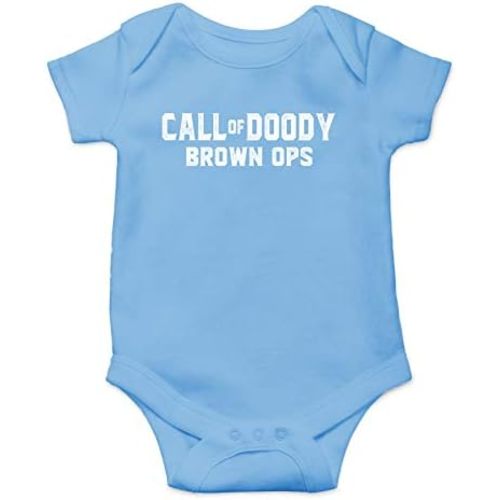 Call Of Doody Brown Ops - Funny Baby Essentials Bodysuit - Baby Outfit Funny Newborn Clothes