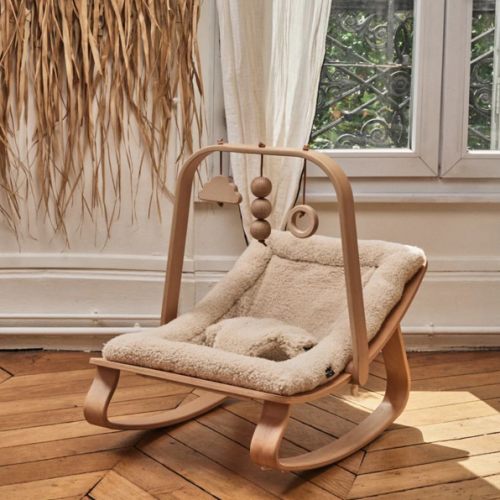 Charlie Crane LEVO Rocker with 'Fur' cushion
