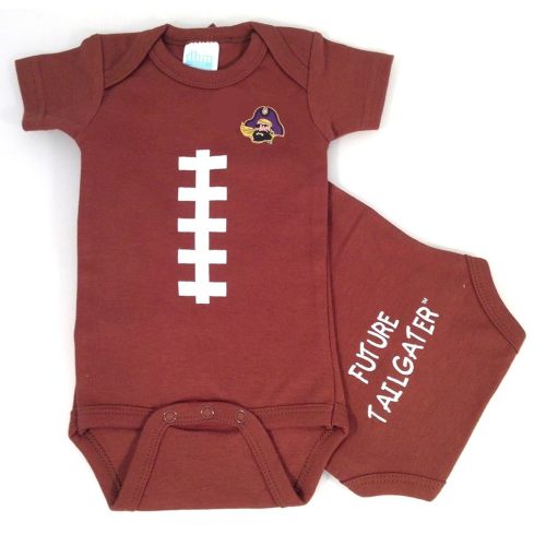East Carolina ECU Pirates Baby Football Onesie