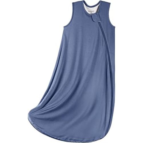 BubblePanda Modal Sleep Sack 6-12 Months 1.0 Tog Super Soft Toddler Sleep Sack for Babies 2-Way Zipper Baby Wearable Blanket