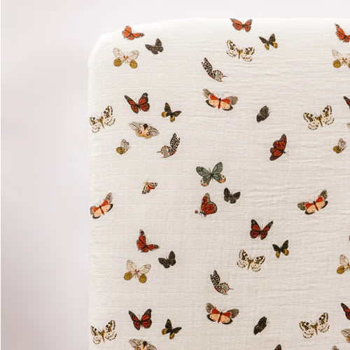 Butterfly Migration Crib Sheet