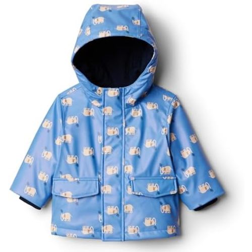 Amazon Essentials x Sofia Grainge Toddlers and Baby Boys' Water-Repellent Rain Jacket