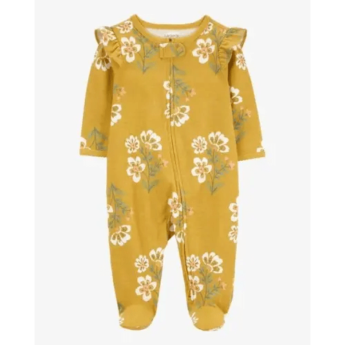 3 month pajama Baby Floral 2-Way Zip Cotton Sleep & Play Pajamas - Carter's | Carter's
