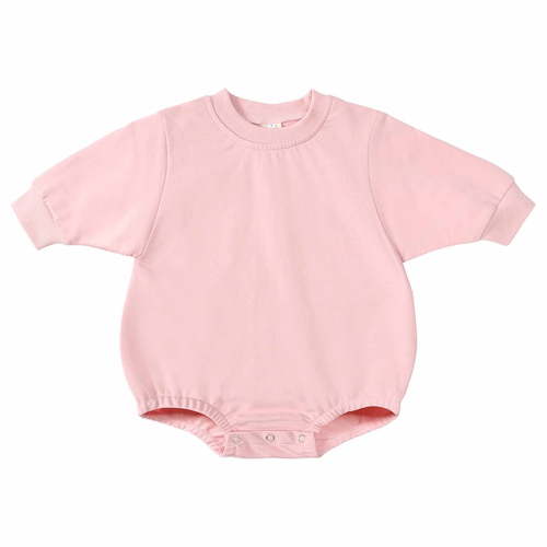 GERsome Baby Sweatshirt Romper Onesie Newborn Girl Boy Bubble Romper Infant Crewneck Oversized Sweater Bodysuit Clothes Outfits